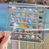 64 Grids Acrylic Magnetic Seashell Storage Display Box Beads Jewelry Nail Art Storage Box