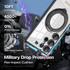 For Samsung Galaxy S23 FE 5G Electroplating MagSafe 360 Degree Rotation Holder Shockproof Phone Case(Dark Green)