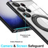 For Samsung Galaxy A53 Electroplating MagSafe 360 Degree Rotation Holder Shockproof Phone Case(Black)