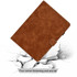 For Lenovo Tab M11 / Xiaoxin Pad 11 2024 Stitching Cowhide Texture Smart Leather Tablet Case(Brown)