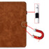 For Lenovo Tab M11 / Xiaoxin Pad 11 2024 Stitching Cowhide Texture Smart Leather Tablet Case(Brown)