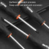 BOLEEI 8.0x250mm Straight Heart Piercing Knockable Screwdriver Convertible Tool