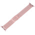 For Apple Watch Series 4 40mm Bamboo Stainless Steel Magnetic Watch Band(Pink)