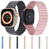 For Apple Watch Series 6 40mm Bamboo Stainless Steel Magnetic Watch Band(Pink)