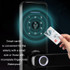 Smart Wifi Anti-Theft Fingerprint Password Lock Mobile Phone Remote Control Electronic Door Lock Magnetic Card Lock, Specification: SM-SL608 Semi-automatic Black