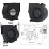 ASIACOOL Silent Turbo Blower Fan, Specification:7530 12V