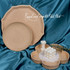 Flower Shape Retro Wooden Jewelry Tray Home Homestay Decorative Ornaments Photo Props