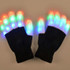 LED Colorful Luminous Performance Gloves Children Gloves, One Pair, Suitable Age:About 10 Years Old(Black)