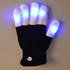 LED Colorful Luminous Performance Gloves Children Gloves, One Pair, Suitable Age:About 10 Years Old(Black)