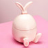 Baby Tooth Box Cute Rabbit Baby Navel Belt Hair Souvenir Bottle(Blue Rabbit)