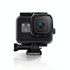 For GoPro HERO8 Black 45m Waterproof Housing Protective Case with Buckle Basic Mount & Screw & Floating Bobber Grip & Strap & Anti-Fog Inserts(Black)