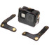 For GoPro HERO7 Black /6 /5  PU Leather Housing Case with Neck Strap & Buttons(Black)