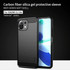 For Xiaomi Mi 11 Lite MOFI Gentleness Series Brushed Texture Carbon Fiber Soft TPU Case(Black)