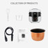 COOLBOX Vehicle Multi-function Mini Rice Cooker Capacity: 2.0L, Version:12V Standard