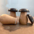 Kitchen Hotel Mushroom Shaped Wood Toothpick Box