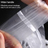 5 Sets 5C Thick Transparent Smiley Plastic Bag Shopping Bag Packaging Bag(50 PCS / Set), Size: 22x35cm