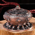 Eight Treasure Incense Burner Homeware Incense Burner Decoration, Size:Large(Pale Red)