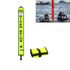 210D Nylon Automatic Seal Safety Signal Diving Mark Diving Buoy, Size:180 x 18cm(Fluorescent Yellow)