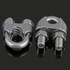 2 PCS Stainless Steel Clip U-shaped Wire Rope Card Head Rope Wire Rope Rolling Head Buckle, Specification:M14