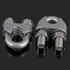 2 PCS Stainless Steel Clip U-shaped Wire Rope Card Head Rope Wire Rope Rolling Head Buckle, Specification:M16