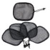 10 PCS Wig Hat Making Ponytail Black Hairless Net Hair Net(Black)