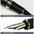 X750 Stationery Stainless Steel Fountain Pen Medium Nib Ink Pens School Oiifice Gift, Nib Size:0.5mm(Gold)