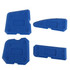 4 PCS Silicone Glass Scraper Environmentally Friendly Material Tile Beauty Seam Tools(Blue)