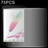 75 PCS 0.3mm 9H Full Screen Tempered Glass Film for LG G PAD F 8.0 / V495