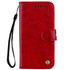 For Xiaomi Redmi 5 Plus Oil Wax Texture Horizontal Flip Leather Case with Holder Card Slots & Wallet(Red)