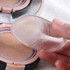 Quadrangle Shaped Great Beauty Facial Makeup Transparent Silicone Smooth Powder Cream Puff(Magenta)