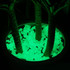 100 PCS Glow in The Dark Garden Pebbles for Walkways & Decoration and Plants Luminous Stones(Green)