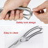 10 inch Kitchen Poultry Fish Chicken Bone Stainless Steel Cutter Cook Gadget Shear, Case Package