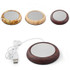 Wood Grain Marble Design USB Desktop Mug Cup Warmer Tea Coffee Drinks Heating Mat Pad, Random Color Delivery