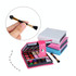 32 Colors Makeup 20 Colors Eye Shadow Makeup Palette + Blush Pressed Powder Frozen Lipstick with Mirror & Brush, Wallet Case Style Set(Pink)