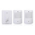 1 to 2 PIR Infrared Sensors Wireless Doorbell Alarm Detector for Home / Office