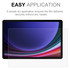 For Samsung Galaxy Tab S9+ Full Screen HD PET Screen Protector