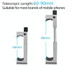 XILETU XJ-8 Aluminum Alloy Camera Head Tripod Mobile Phone Clip(Titanium)