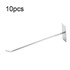 30cm 10pcs 6mm Thick Nail Wall Display Jewelry Hooks Single Wire Hook