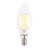 C35 E14 6W 4 LEDs 3000K Retro LED Flament Candle Light Bulb, AC 220V