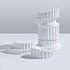 Roman Column Plaster Photography Props Still Life Ornament, Style: Base 3