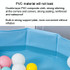 120 x 30cm Children Foldable No Need Inflate Bathing Tub Playing House Game Sand Ball Pool(Orange)