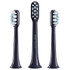 Original Xiaomi Mijia 3pcs Brush Head Standard Type for Sonic Electric Toothbrush T301 / T302(Black)