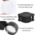 30x 30mm Optical Glass Lens Jewelry Appraisal Folding Magnifier(Carton Package)