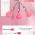 Smart Thin Waist Ring Women Will Not Fall Off Detachable Abdominal Ring Fitness Equipment, Size: 24 Knots(Coral Pink)