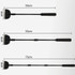 33cm 1 Section+2 Blades Fish Tank Algae Scraper Widen Aquarium Long Handle Scraper(Black)