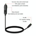 12V/24V Car Refrigerator Cable B Suffix Cigarette Lighter Plug Power Cord, Length: 2m Without Switch