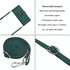 For OPPO Reno6 5G Skin Feel Stripe Pattern Leather Phone Case with Lanyard(Green)