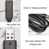 10pcs 3.7V IC Circuit Protection Lithium Battery USB Straight Head Charging Cable, Model: 3.5mm