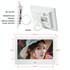 DPF-706 7 inch Digital Photo Frame LED Wall Mounted Advertising Machine, Plug:US Plug(White)