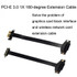 PCI-E 3.0 1X 180-degree Graphics Card Wireless Network Card Adapter Block Extension Cable, Length: 10cm